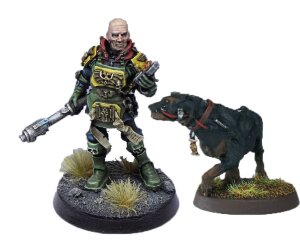 IMPERIAL ENFORCER WITH CYBER-MASTIFF