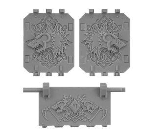 SPACE WOLVES LAND RAIDER DOORS (NEW)