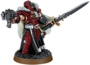 DAEMONHUNTER INQUISITOR WITH POWER SWORD AND BOLT PISTOL