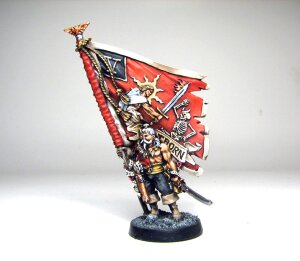 Vostroyan with flag
