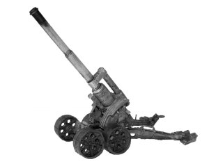 HEAVY ARTILLERY CARRIAGE WITH EARTHSHAKER CANNON